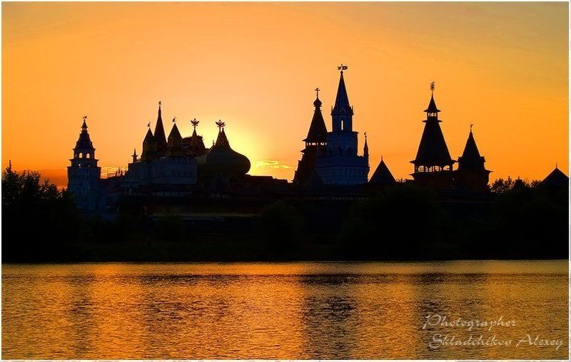 измайлово, вернисаж Закат чайного цвета фото превью