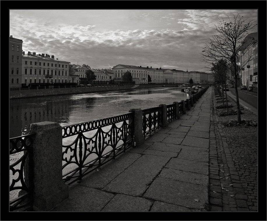 петербург, фонтанка, утро, осень, Kirill Shapovalov