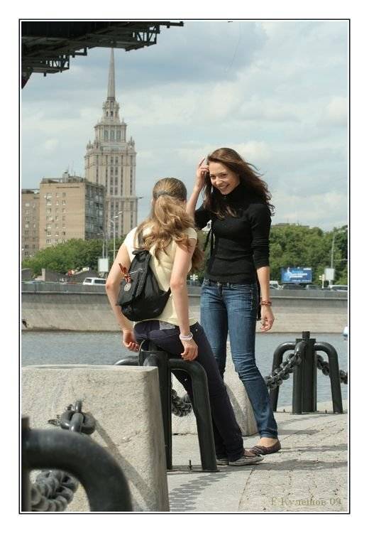 город, москва, девушки, лето, красавицы, москвички,солнце, кулешов, Кулешов Евгений