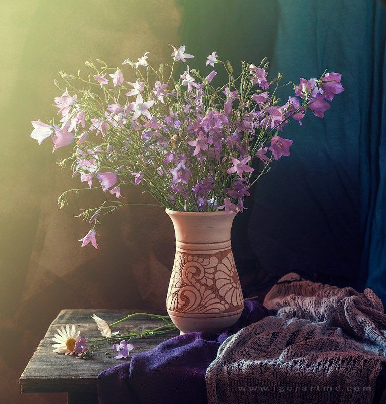 Blue, Flowers, Igorart, Light, Romania, Spring, Still life Bels фото превью