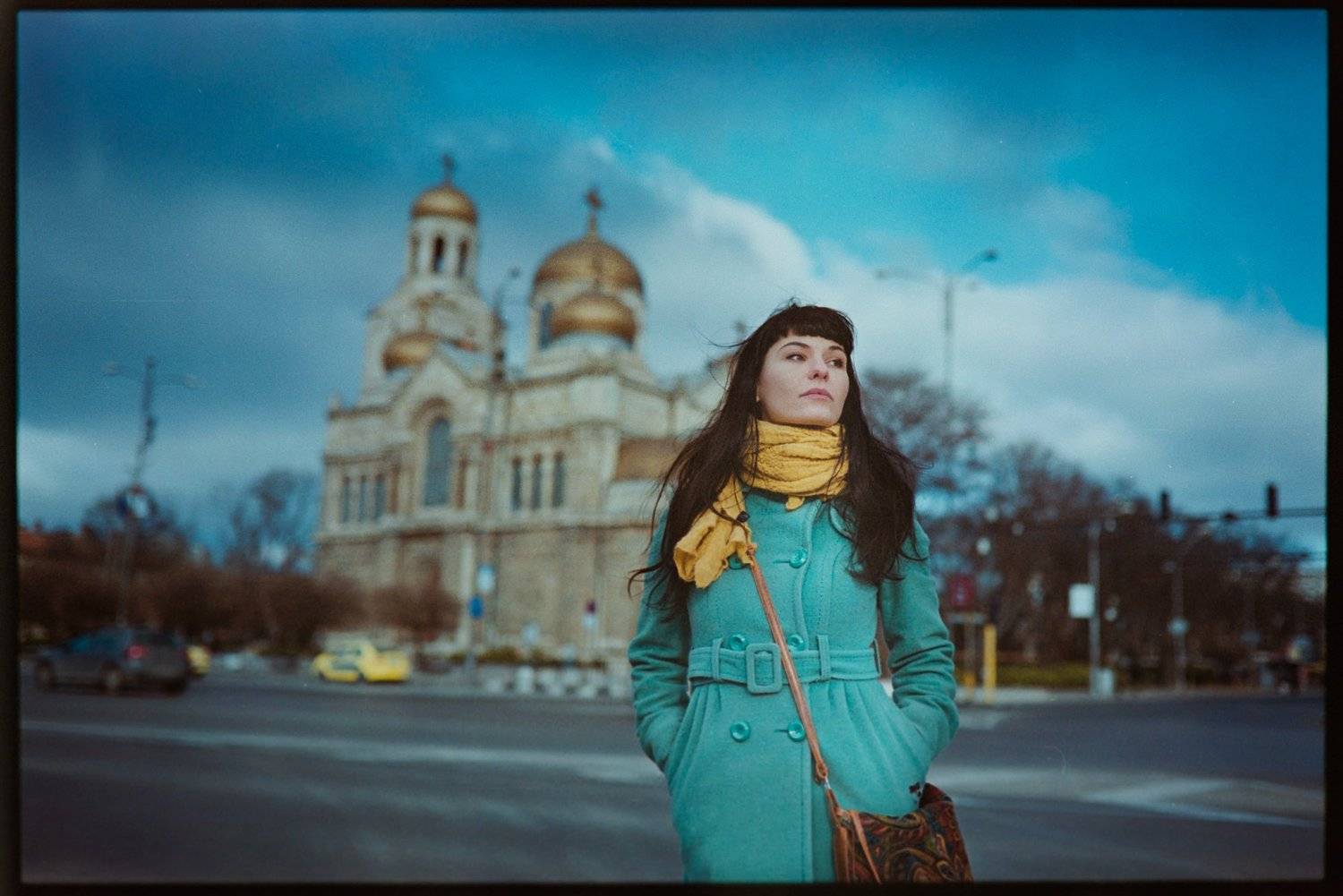 girl , city , film , nikon F80 , portraits , street , Alexandar Lazarov