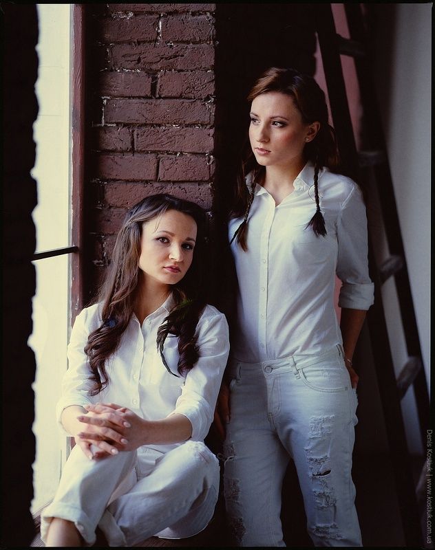 110mm, Kodak, Mamiya, Model, Portra, Portrait, RZ, Studio Вика и Настя фото превью