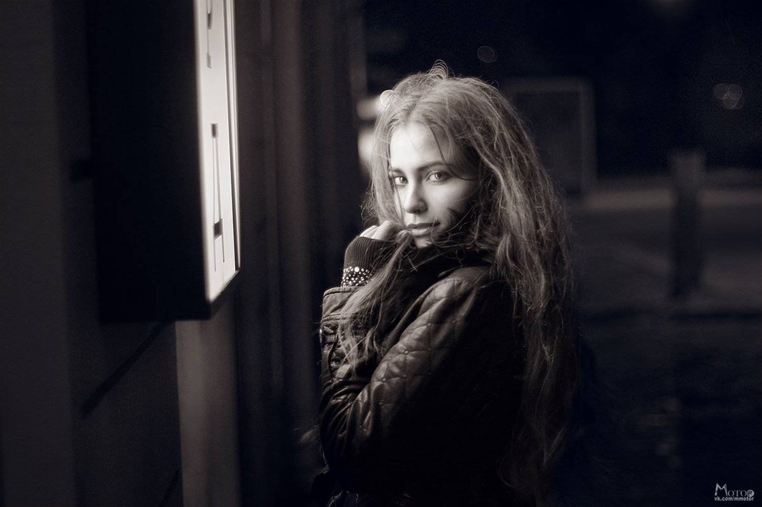 девушка, бьюти, красотка, зима, глаза, снег, Матвеев Максим