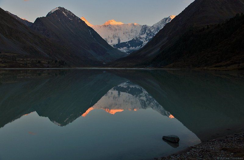 Вечер на Аккемском озере фото превью