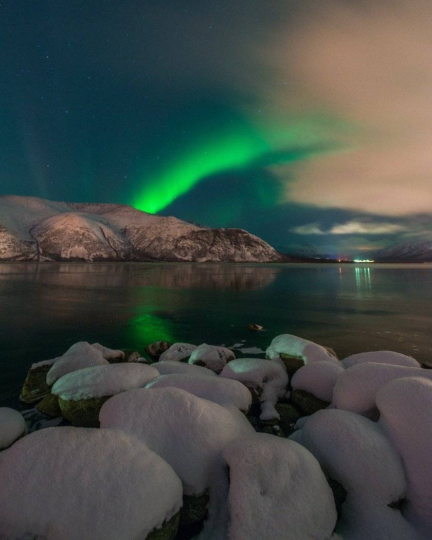 Большой вудъявр, Заполярье, Кльский п-ов, Север, Северное сияние, Хибины, Роман Горячий