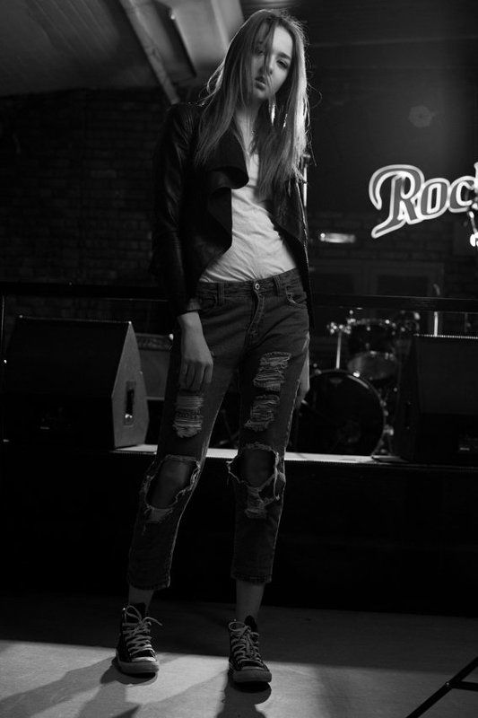 черное, белое, портрет, девушка, рок Диана. фото превью