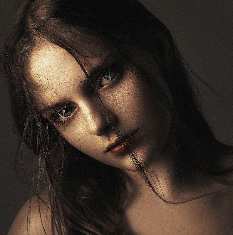 Beautiful, Eyes, Girl, Портрет salai фото превью