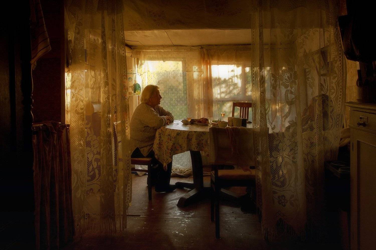 деревня, жанр, закат, ленинградская область, Таня SHE (Aiya)