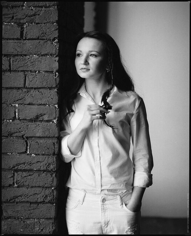 120 film, B&w, Film, Mamiya, Model, Portrait, RZ Nastya фото превью