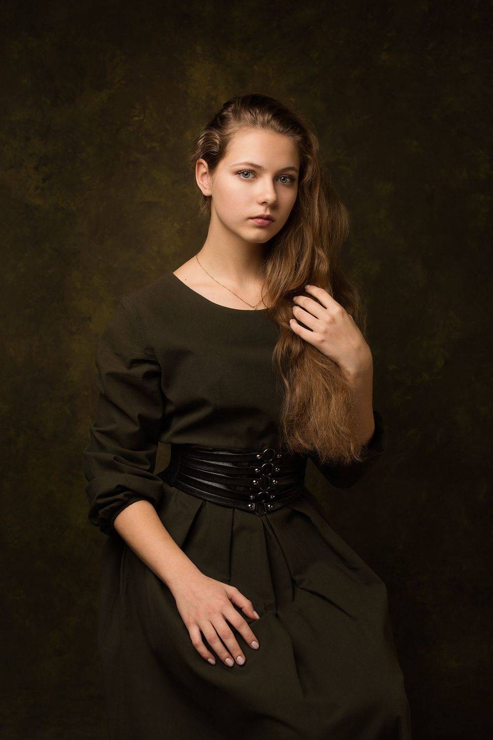 портрет, девушка, Алексей Назаров