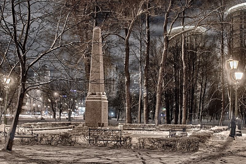 Снег у дуэли Пушкина фото превью