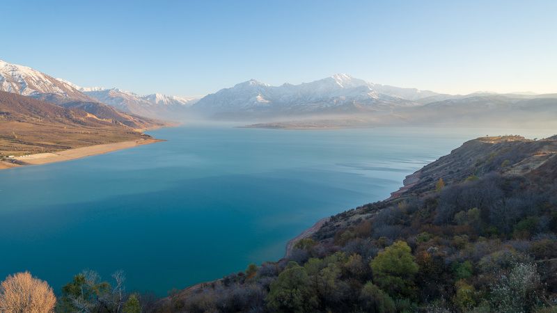 узбекистан, чарвакское водохранилище Чарвакское водохранилище фото превью