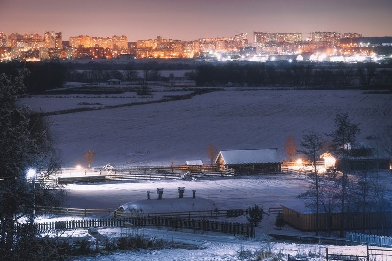 Тихая морозная ночь фото превью