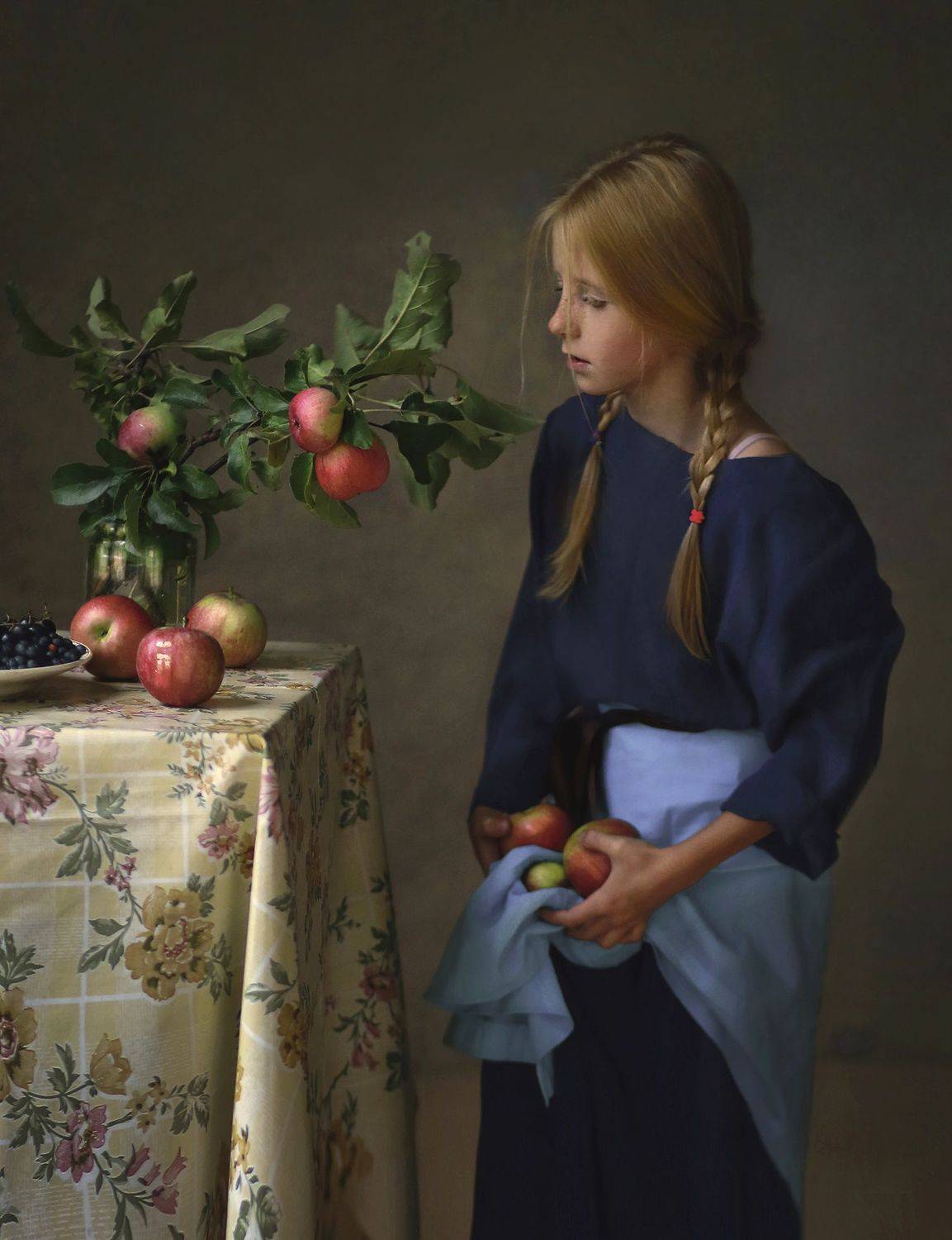 девочка, жанр, портрет, свет, цвет, истории из детства, красивая, рыжая, Постонен Екатерина