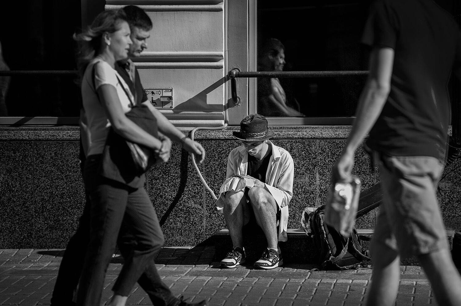 чб фото, уличное фото, арбат, хобби, Vera Trandina