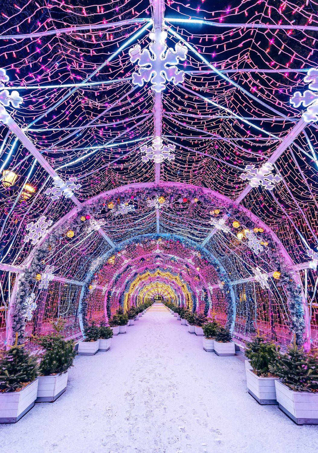 ночь, Москва, зима, winter, Новый год, new year, moscow , Мазурева Анастасия