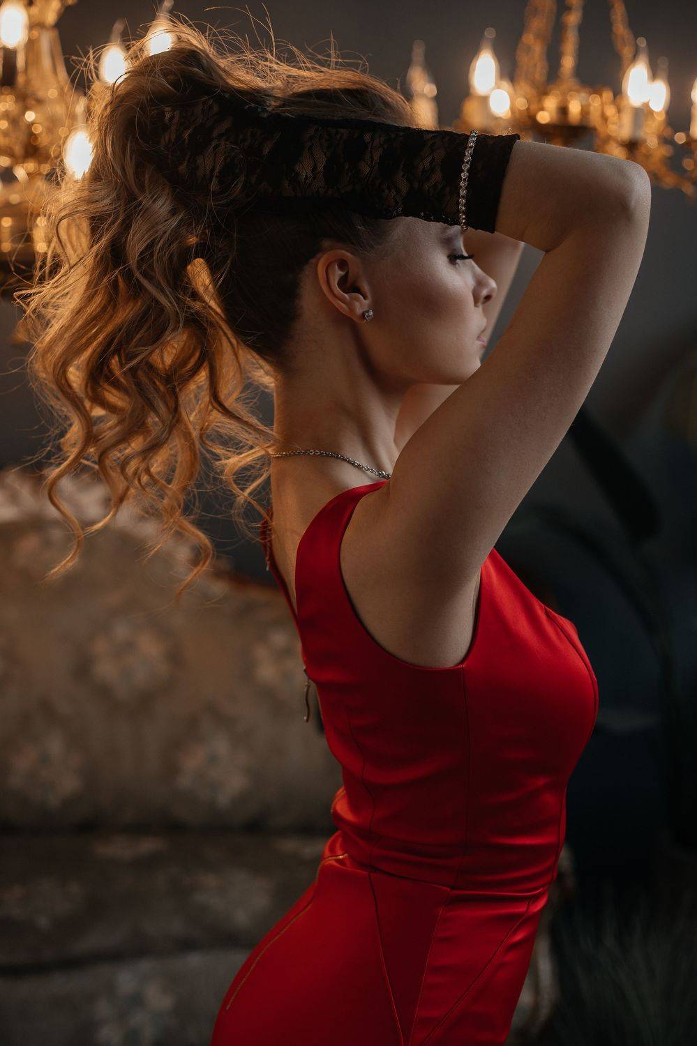 женский портрет, студийная фотосессия, Элина Ларченкова