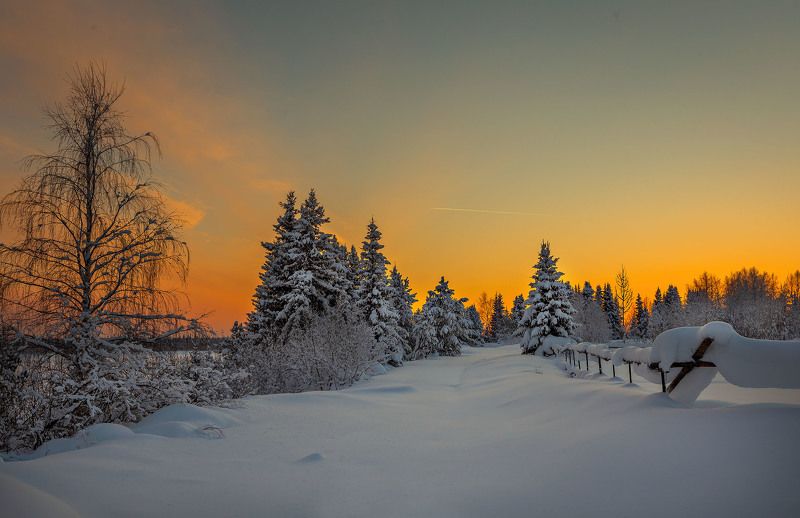 зима,закаь,мороз,холод,коми,север,снег,ноый год,красота,тишина,winter,sunset,frost,cold,komi,north,snow,new year,beauty,silence, Хрупкий мир зимней красоты фото превью