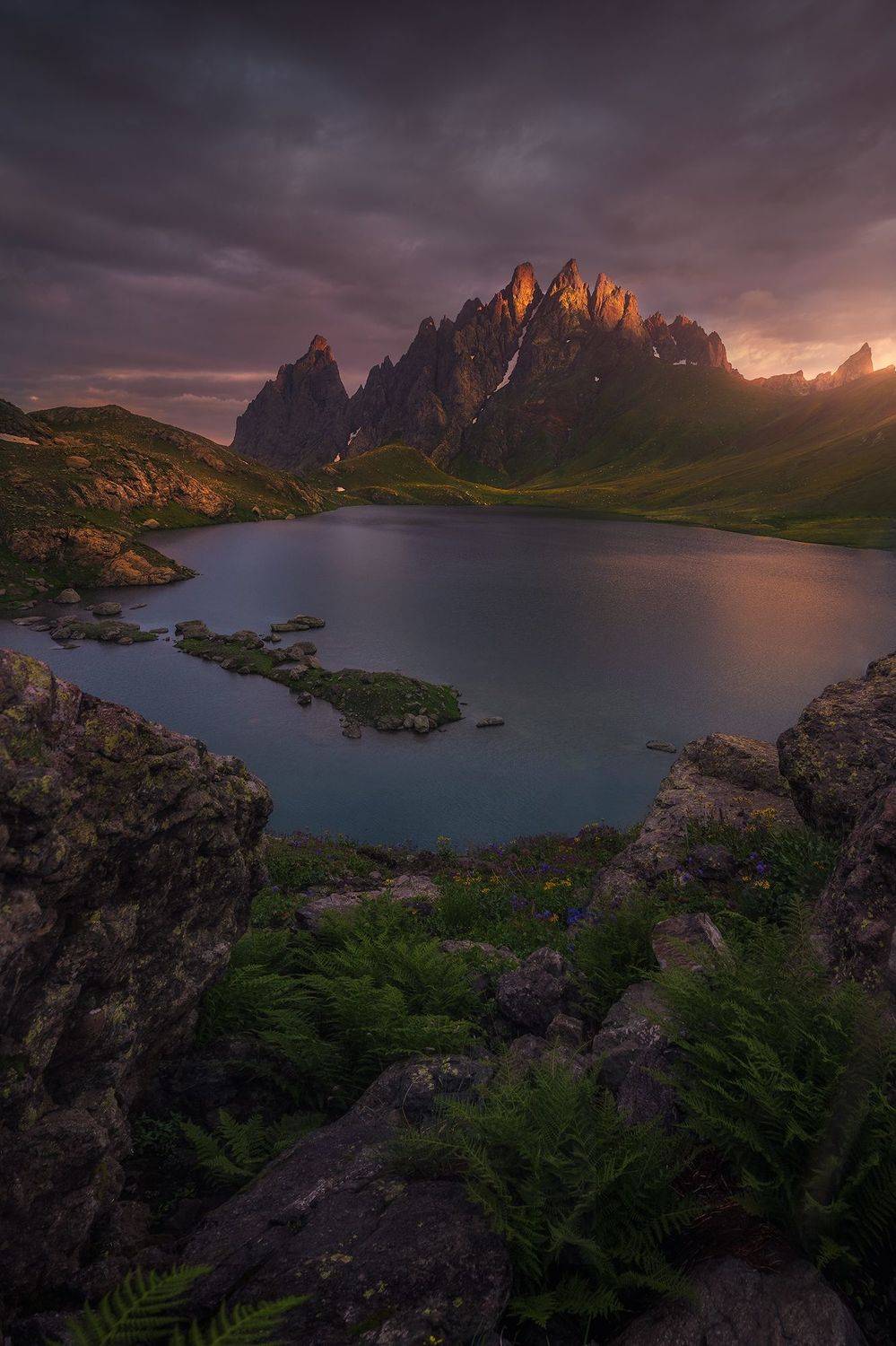 грузия, тобаварчхили, горы, озеро, рассвет, фототур, Александр Дударев