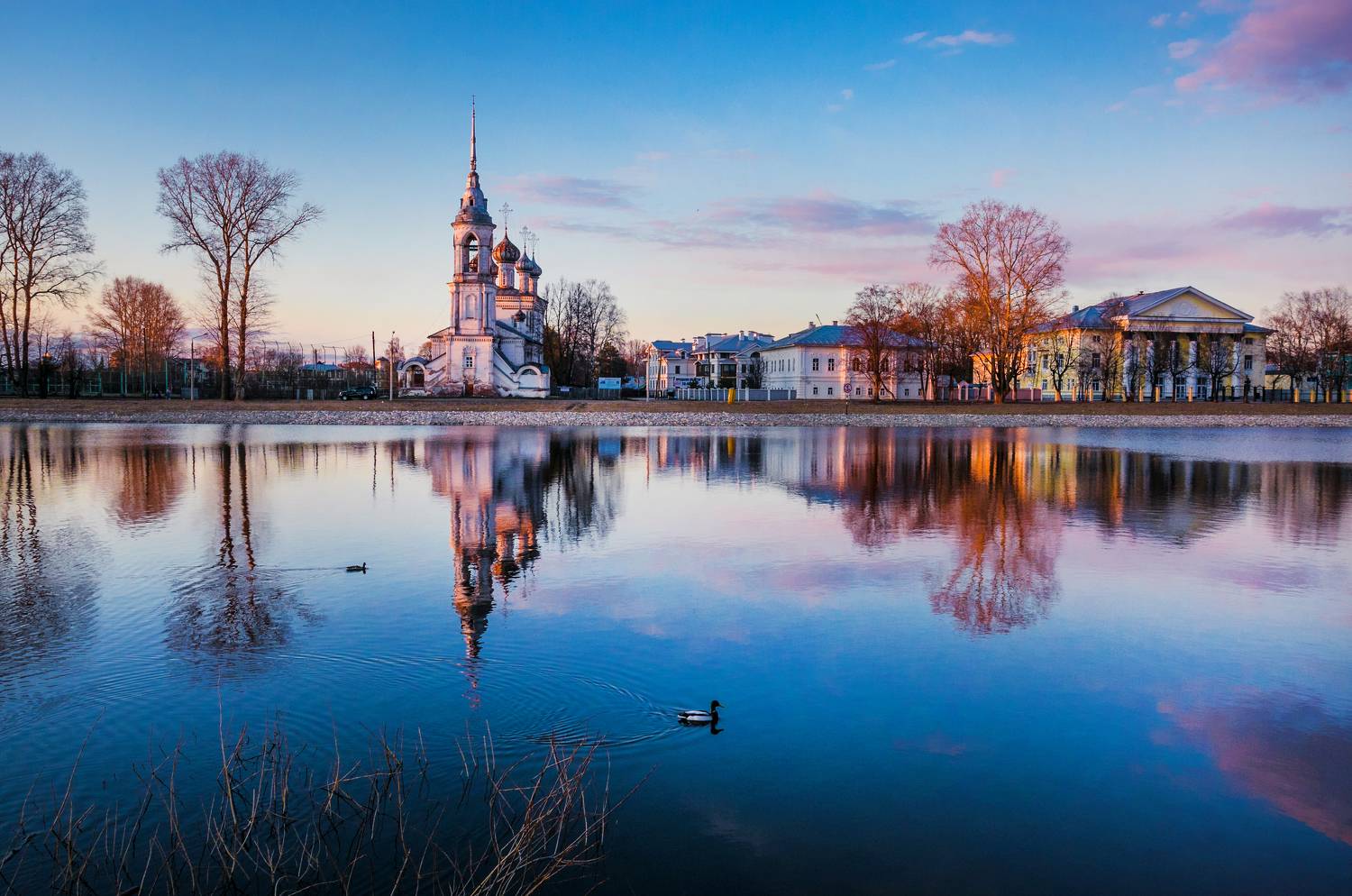 вологда, река, весна, церковь, Наталия Колтакова