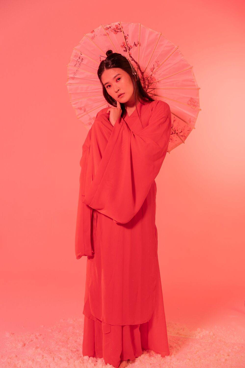 женский портрет, япония, гейша, Элина Ларченкова