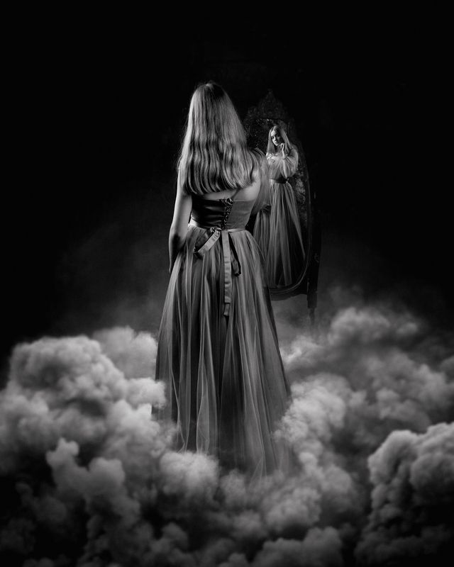 студийный портрет, красивая девушка, женский портрет, концептуальное Она... фото превью