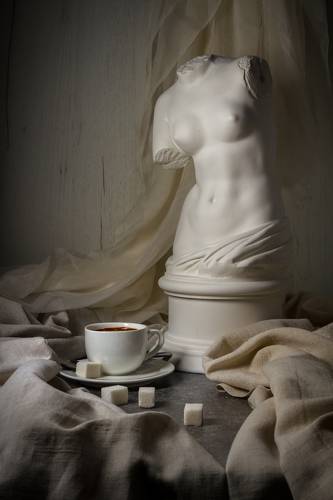 Кофе в мастерской...