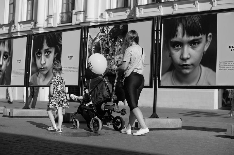 чб фото, городские картинки, арбат Городские картинки. Арбат. Фотовыставка фото превью