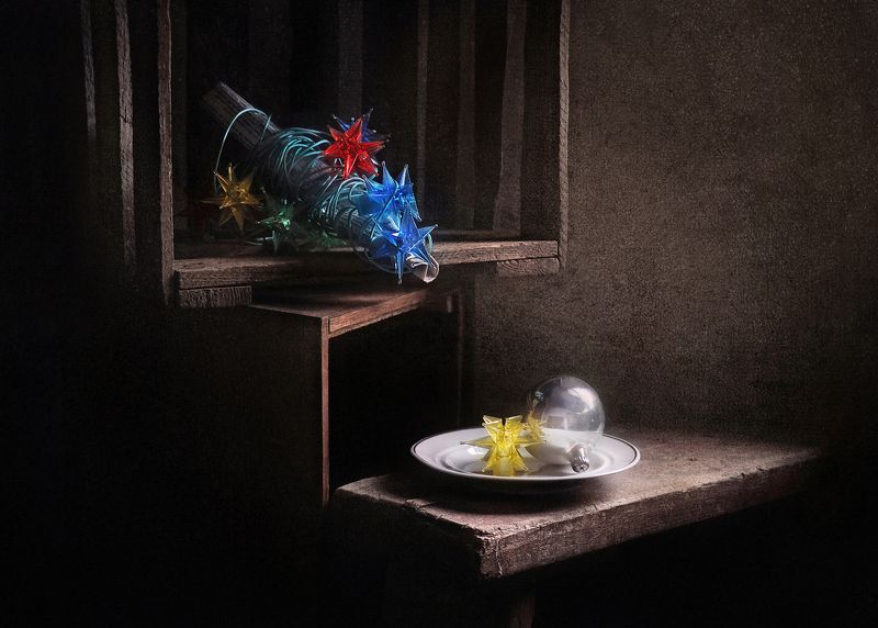 Старая гирлянда фото превью