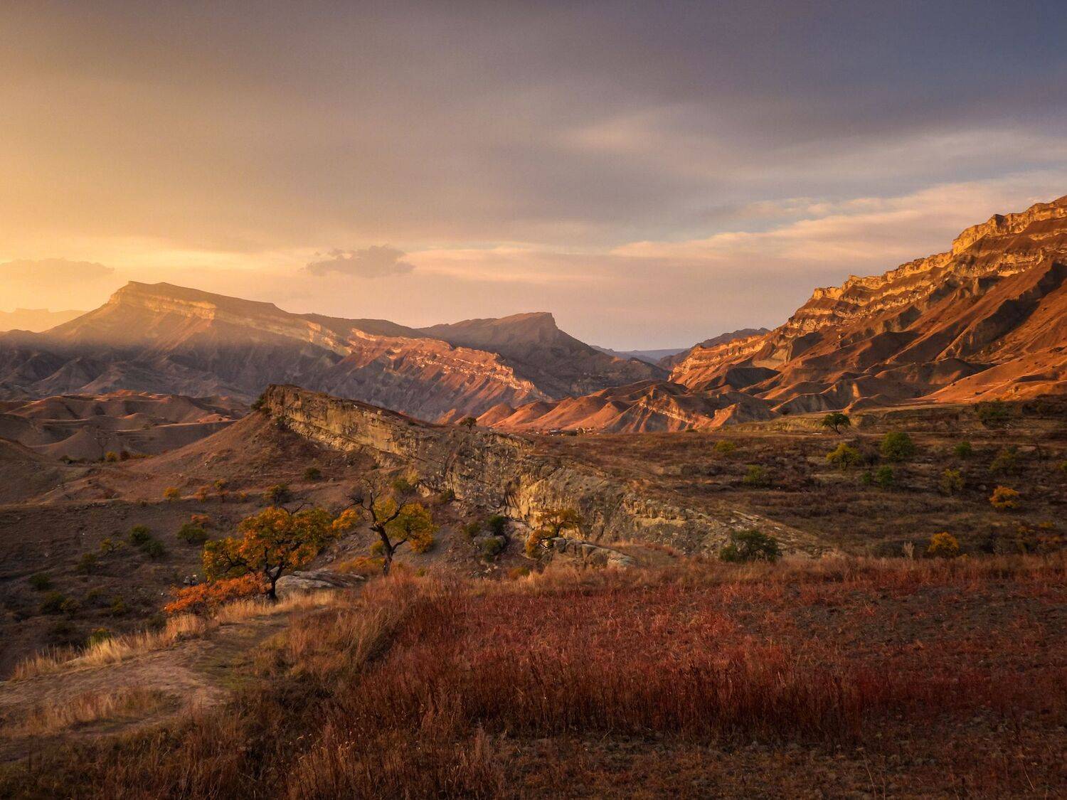 Дагестан, Чох, закат, горы, Лесина Елена