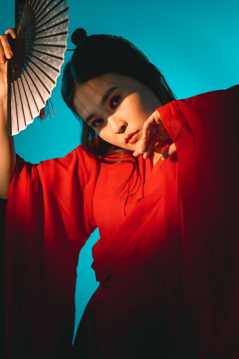 женский портрет, япония, гейша, Элина Ларченкова