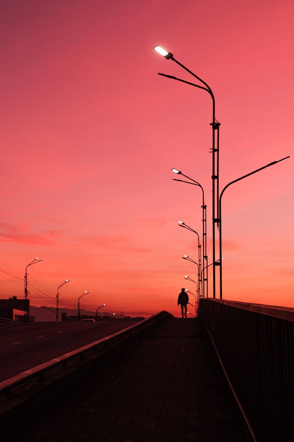 street photography, minimalism, sunset, Giorgi Begadze