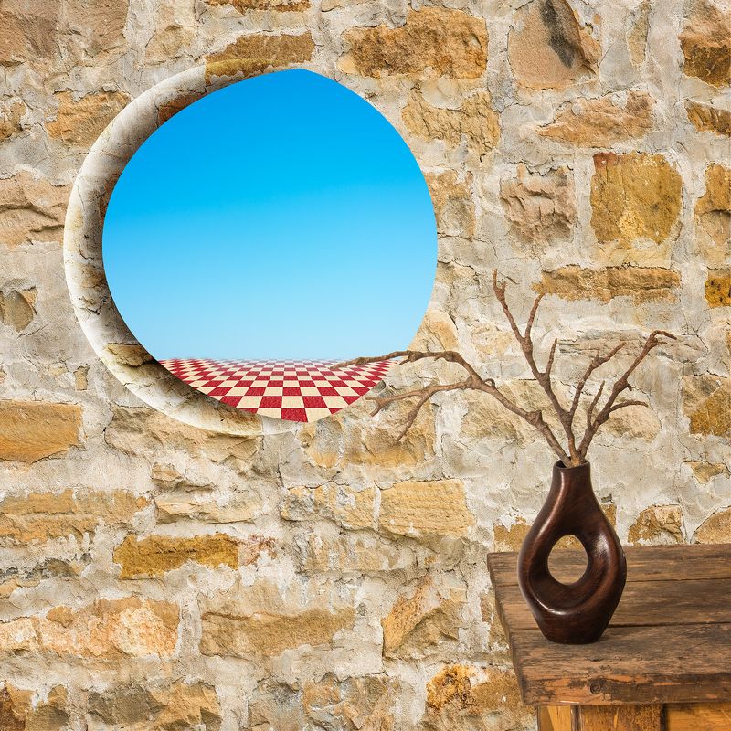 blue, collage, color, colors, color image, concept, conceptual, digital, digital art, photo collage, photography, sky, still life, surreal, surrealism, Clear Blue Sky фото превью