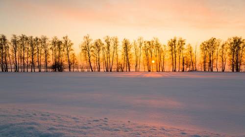 Солнце садится