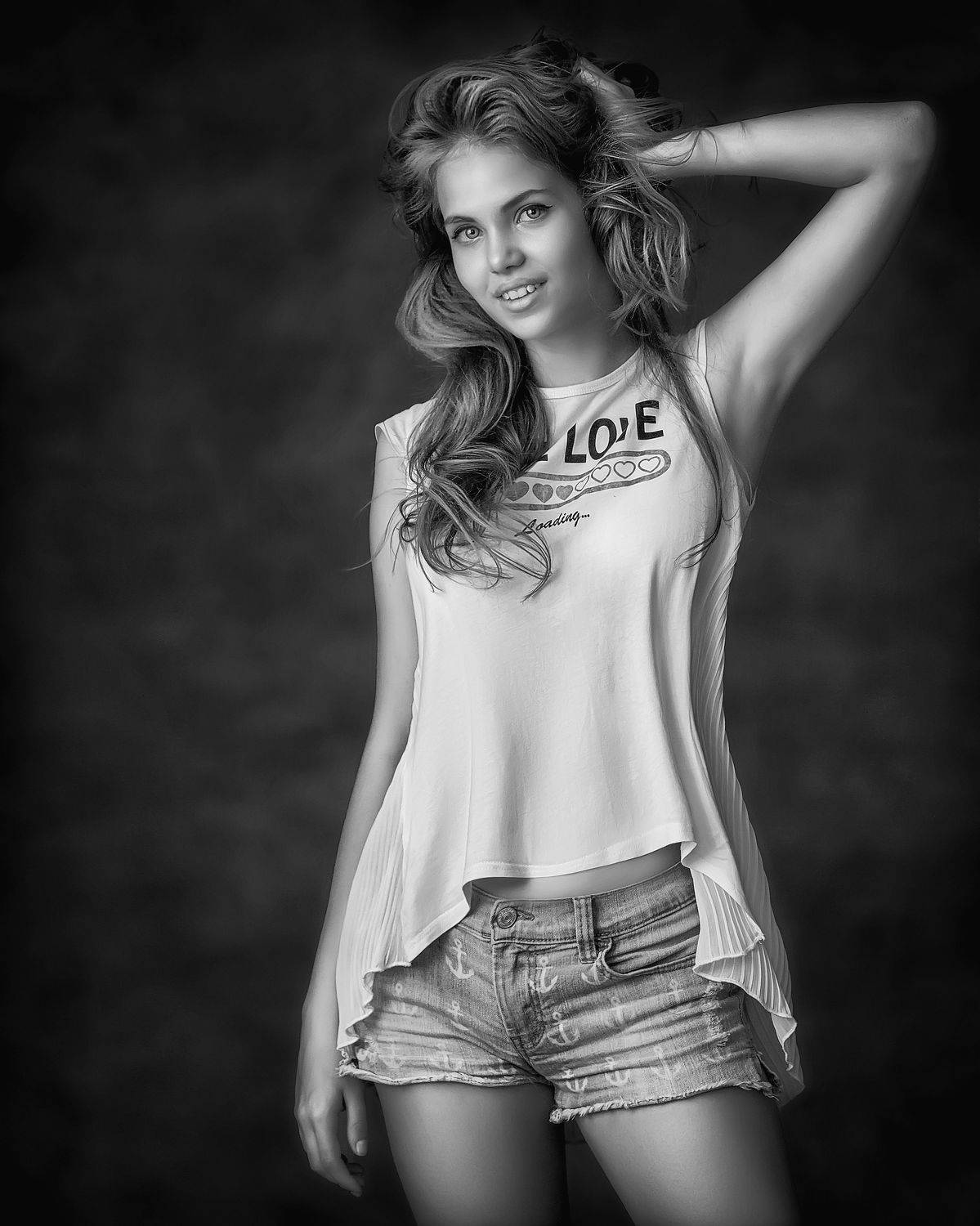 Девушка, портрет, Филимошин Илья