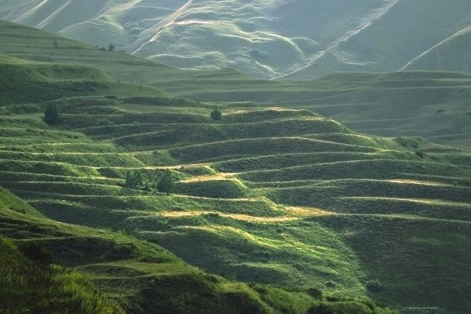 террасы,горы,дагестан,, Magov Marat