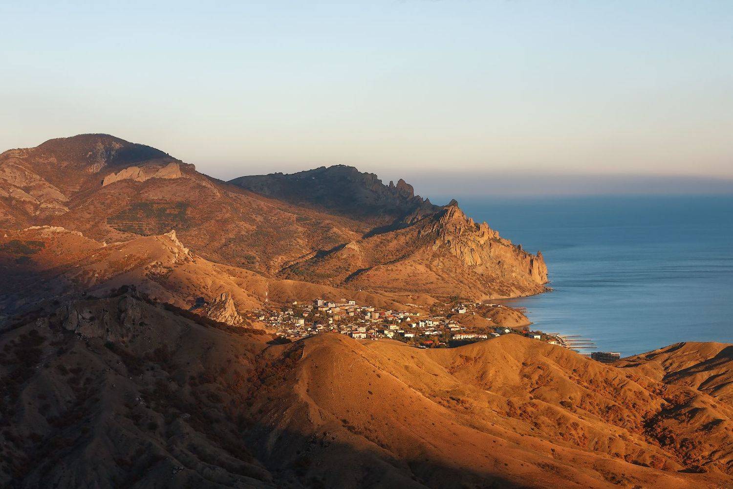 крым, осень, лес, горы, море., Владимир Дубинин