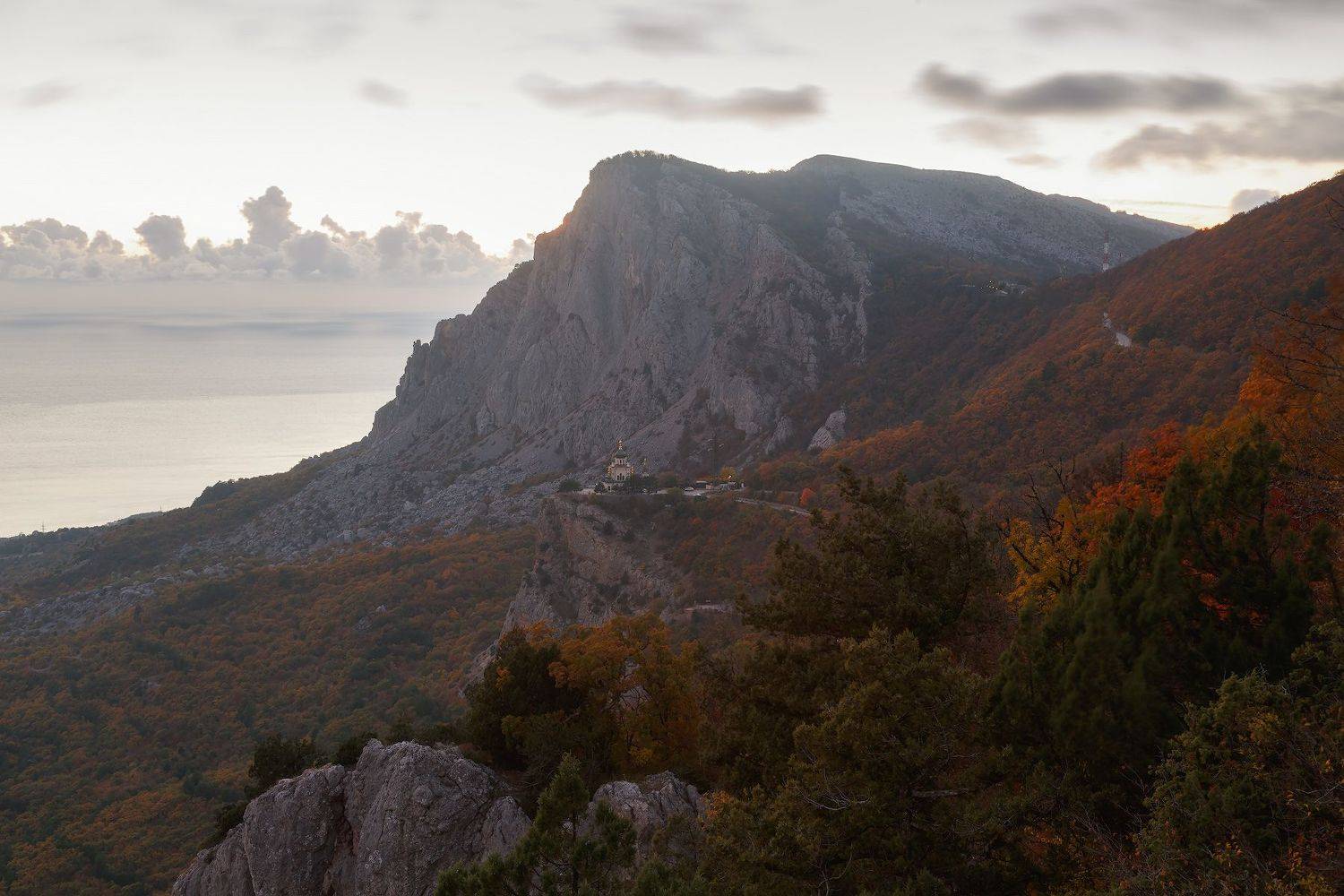 крым, осень, лес, горы., Владимир Дубинин