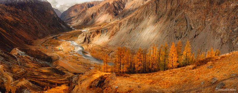 алтай, осень, октябрь, природа, пейзаж, сибирь, панорама, рассвет, утро, гора, река, altai, autumn, october, nature, landscape, panorama, canon, dawn, morning, siberia, mountain, river Золотой сезон | Golden season фото превью