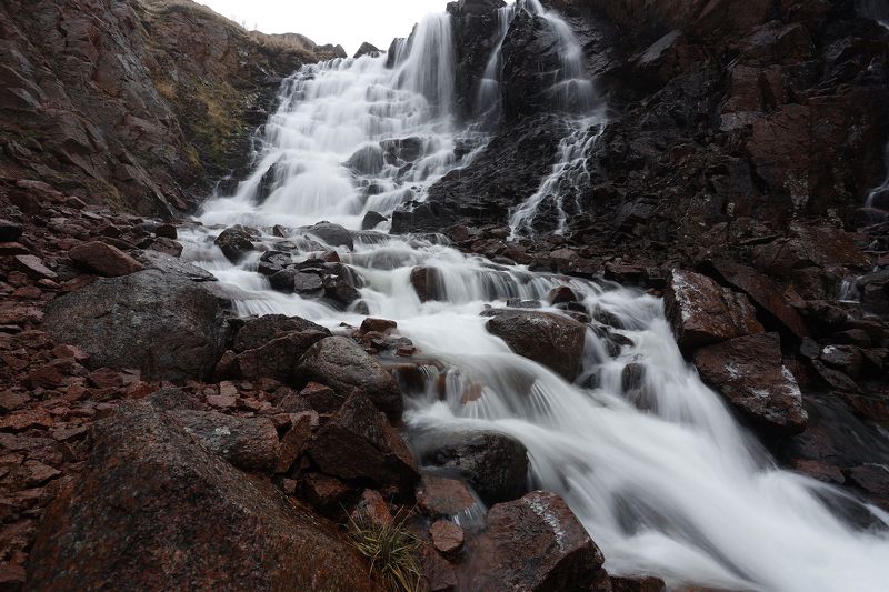 Водопад Батарейный, Териберка фото превью