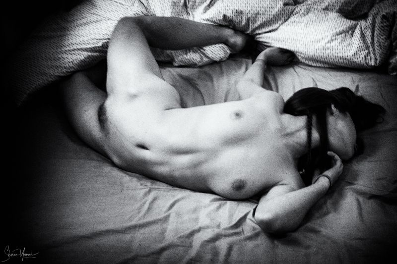 naked, black and white, woman Emotions #0456 фото превью