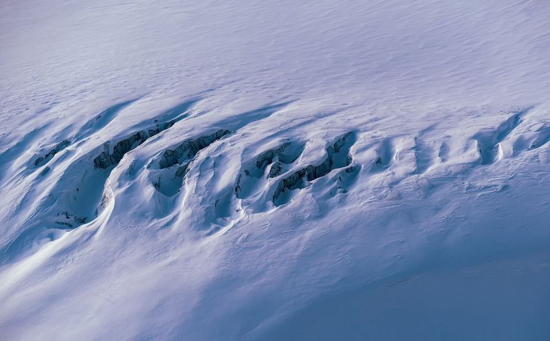 landscape, mountains, nature, gorge, elbrus, snow, caucasus, winter, frozen, crack, hiking, Cracks in the Elbrus glacier. фото превью