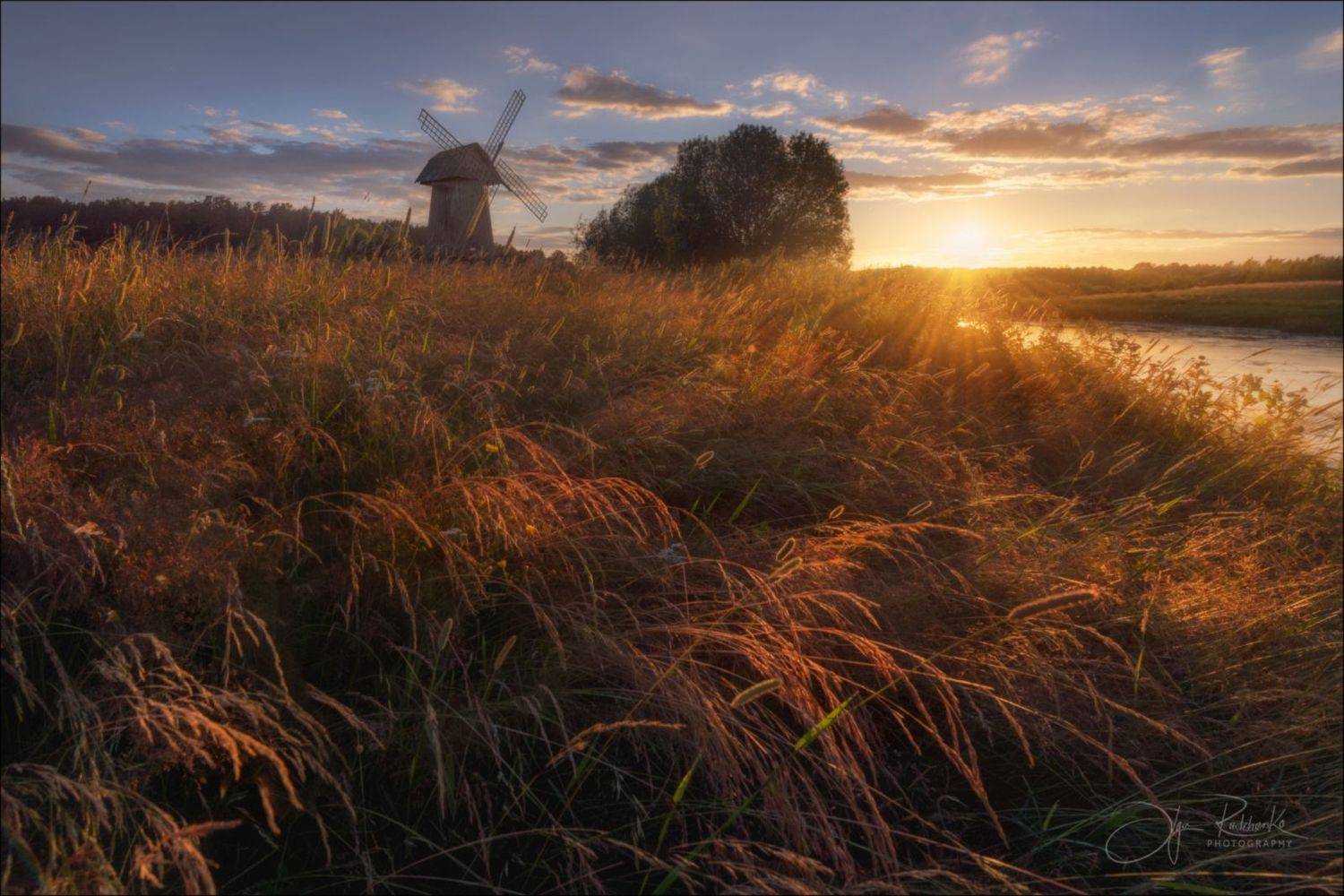 пушкинский горы, мельница, лето, пейзаж, псковская область, псков, Рудченко Ольга