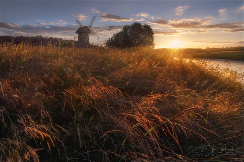 пушкинский горы, мельница, лето, пейзаж, псковская область, псков Летние травы фото превью
