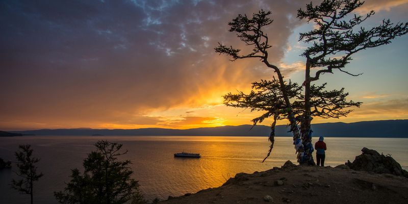 Закат на Ольхоне фото превью