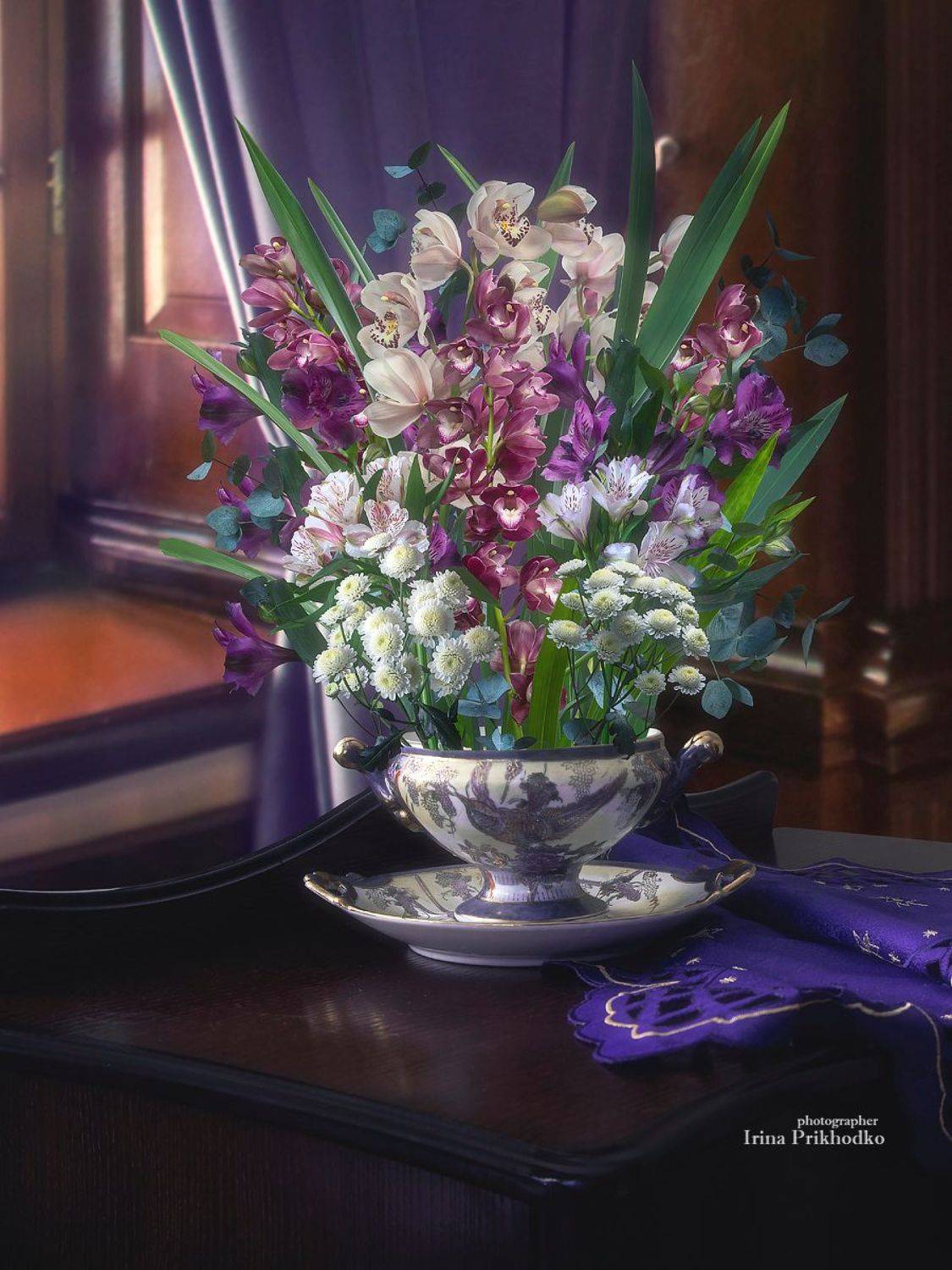 натюрморт, цветы, цветочные композиции, интерьер, фотокартина, Приходько Ирина