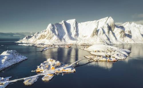 Над Лофотенами. Lofoten Islands from Above
