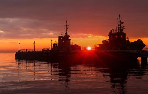 Мандариновый рассвет.