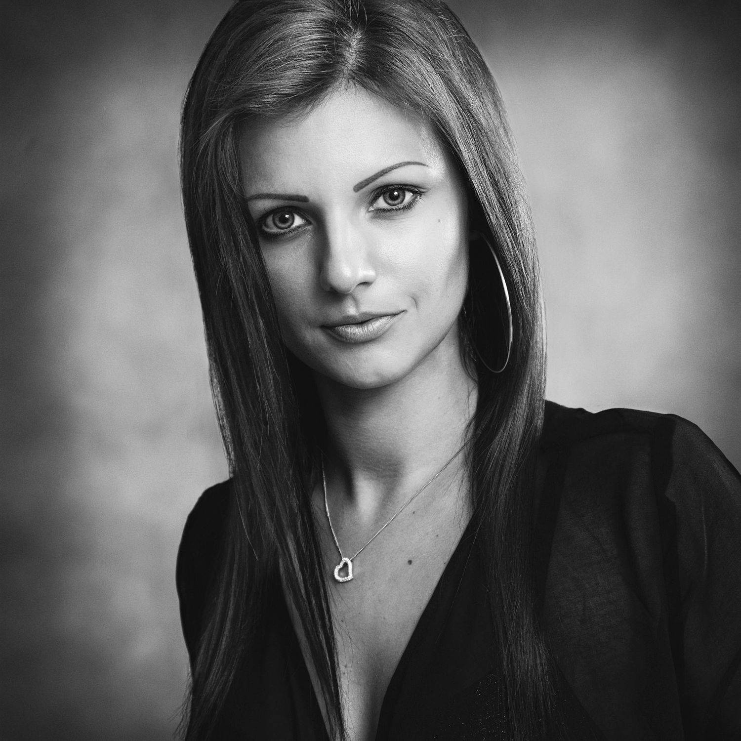 beautiful, beauty, black & white, gorgeous, jozef kiss, jozefkiss.eu, lovely, portrait, ramona nagyova, Jozef Kiss