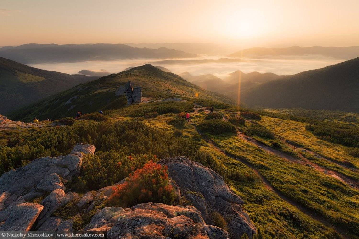 Горы, Карпаты, Пейзаж, Украина, Николай Хорошков